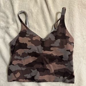pink camo lululemon align tank